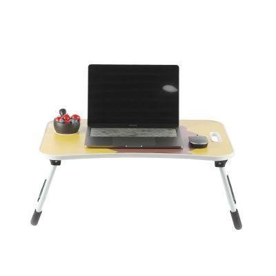 Folding Notebook Laptop Bed Desk with Phone/Pad Holder
