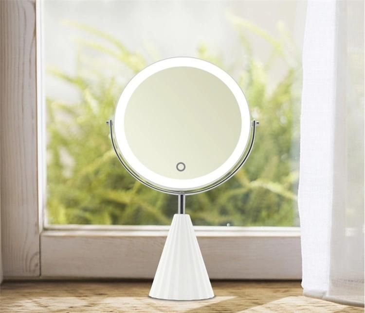 360 Rotation 1X/10X Magnifying Table Makeup Vanity LED Mirror