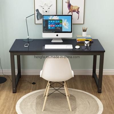 Bedroom Furniture Metal Legs Office Table Student Wood Top Compute Desk