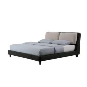 Modern Home Furniture Minimalist Design Fabric Double Bed