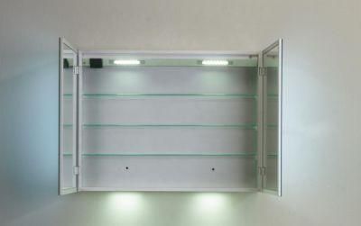 Aluminum, MDF, PVC Sanitary Ware Frameless Medicine Cabinet with Soft Closed Hinge