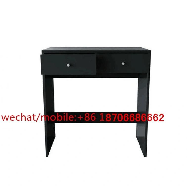 Customized Wooden Dressing Table with Mirror and Dressing Stool