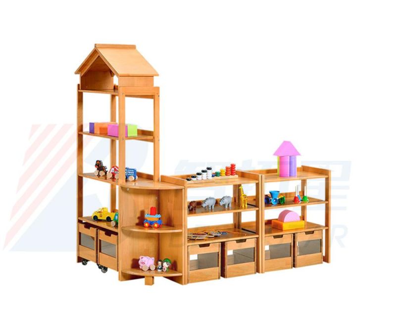 Daycare Furniture Kids Rack, Combination Rack for Kindergarten and Preschool, School Furniture Children Display Rack, Playroom Furniture Toy Storage Rack