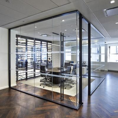 Indoor Decoration Glass Partition Office Aluminum Profile Office Partition Office Glass Wall Partitions