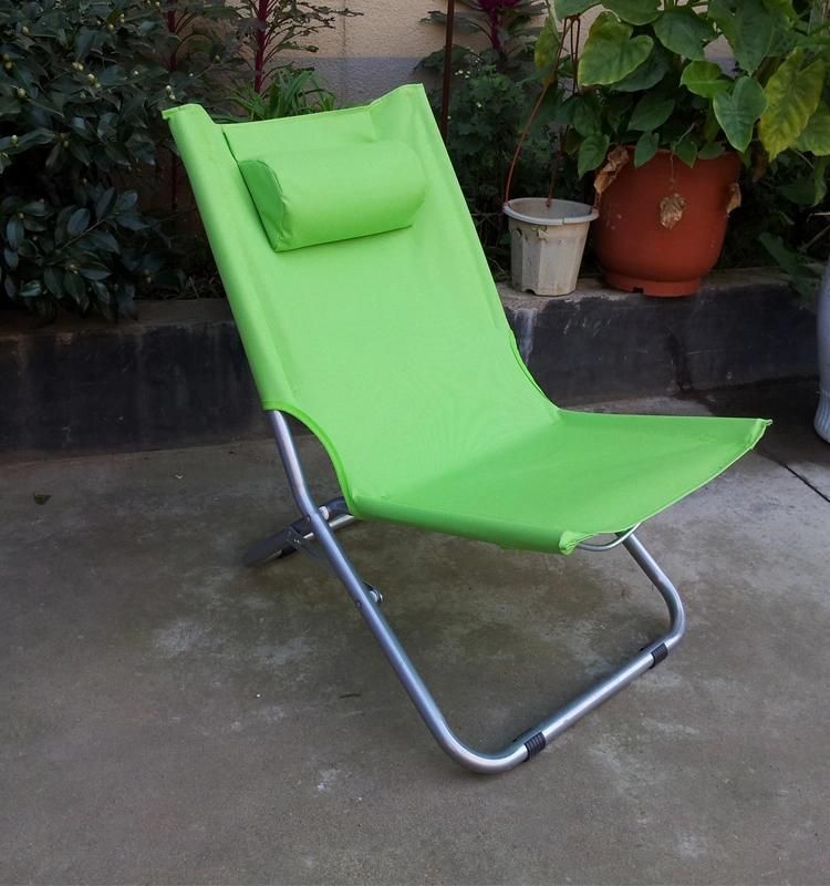 Steel Foldable Beach Recliner Chair