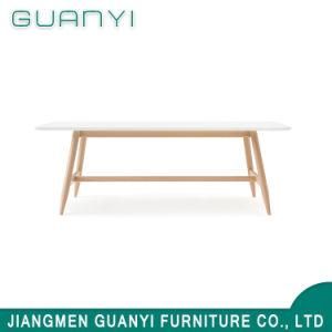 2019 Modern Glass Wooden Dining Sets Restaurant Table