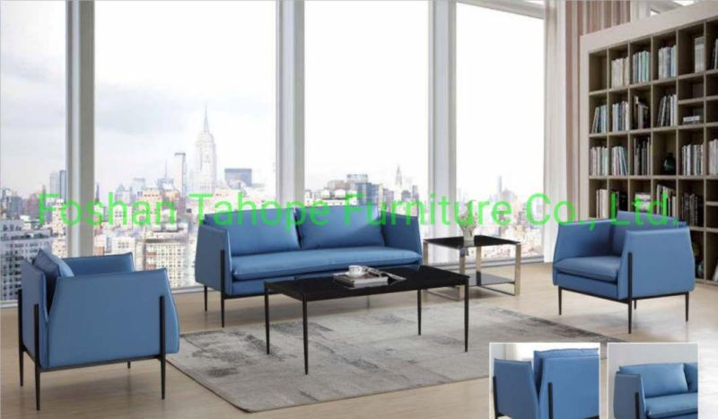 Cheap Modern Office Furniture 3 Seater Waiting Room Home Chair Leather Sofa Price