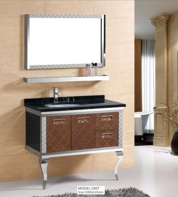 Hot Sale Classic Stainless Steel Bathroom Vanity Cabinet