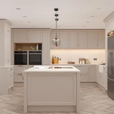 High Quality Luxury Modular Outdoor Cheap Modern Gray Glossy Modern Design Sample Accessor Ies European Style Kitchen Cabinet