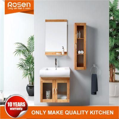 Chinese Factory High Qaulity Modern Wooden Hanging Wall Bathroom Vanity