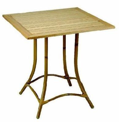 Outdoor Real Chinese Ash Wood Square Wooden Table Furniture