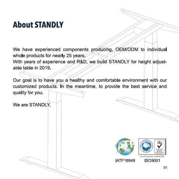 Manual Patented Screw Rod Movable Lifting Side Table with 30° Angled Wooden Table Top (A0202AS)