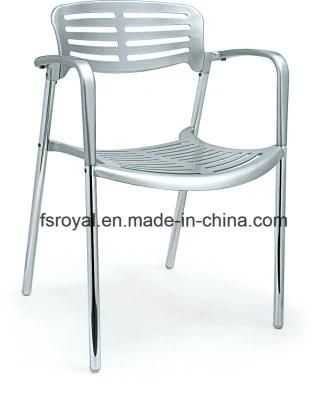 Cast Aluminium Toledo Stacking Chair Outdoor Patio Hotel Restaurant Dining Furniture