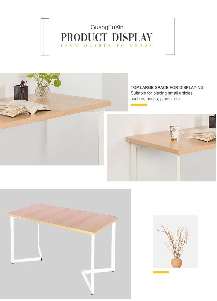 Home Furniture Wood Tabletop Metal Leg Writing Desk Study Table for Kids