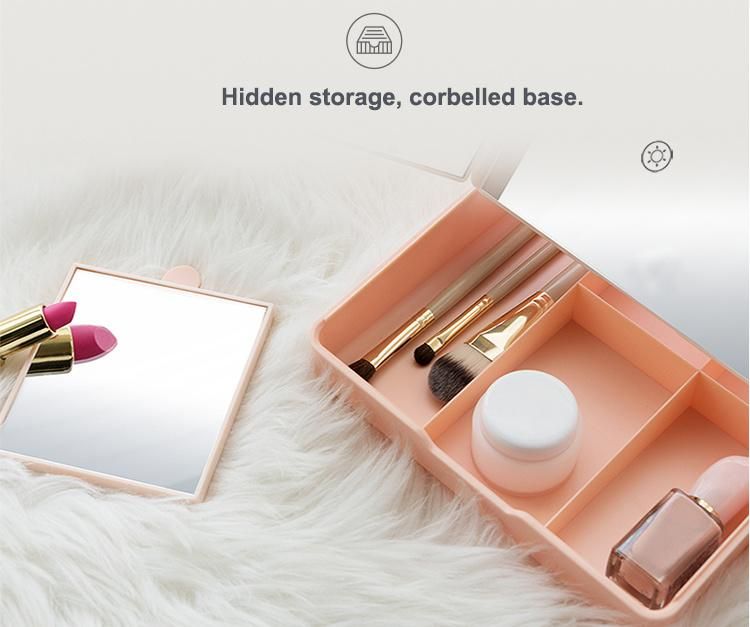 Professional LED Makeup Storage Box Home/Hotel Light Mirror