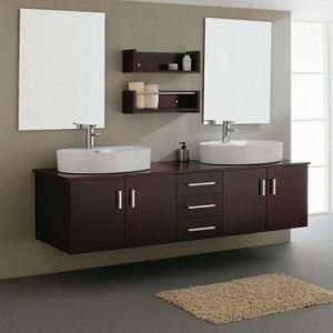 Luxury Wooden Wood Mirrored Lacquer Bathroom Vanity Cabinet Furniture