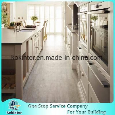 PVC Coated Modular Modern Kitchen Cabinets White Shaker