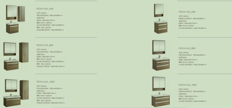 in Stock Australia Cabinets Drawing Traditional Broak Floor Mounted One Sink Wholesal Bathroom Cabinet