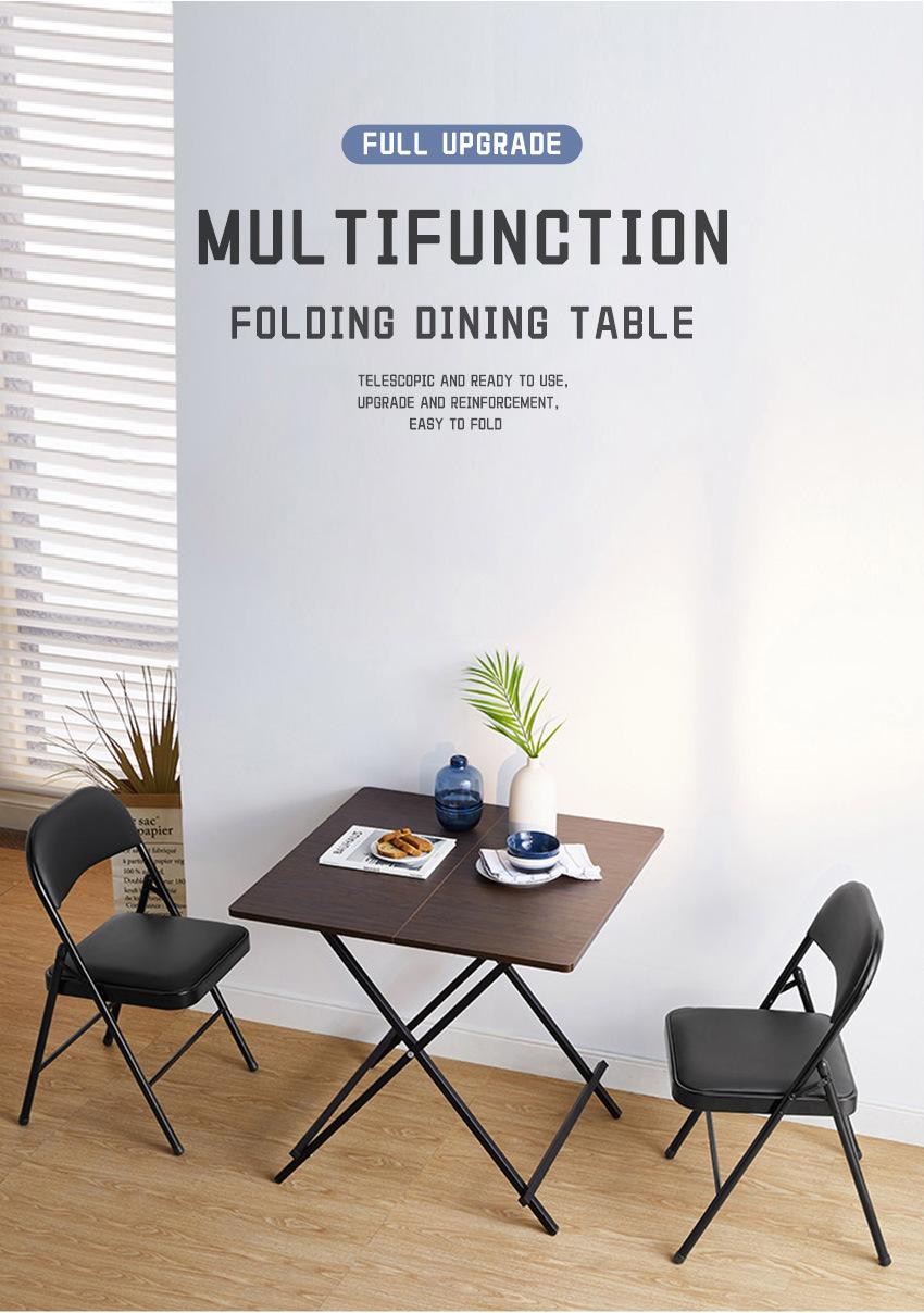 Modern Restaurant Living Room Dinng Furniture Outdoor Wooden Folding Table