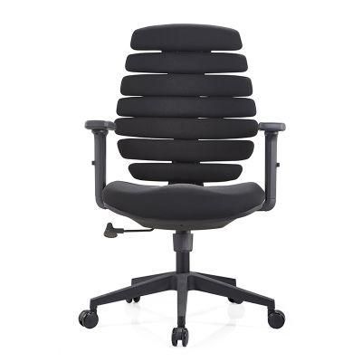 Wholesale Market Foshan 3D Armrest Fashion Medium Fabric Revolving Swivel Mesh Modern Office Gaming Chair