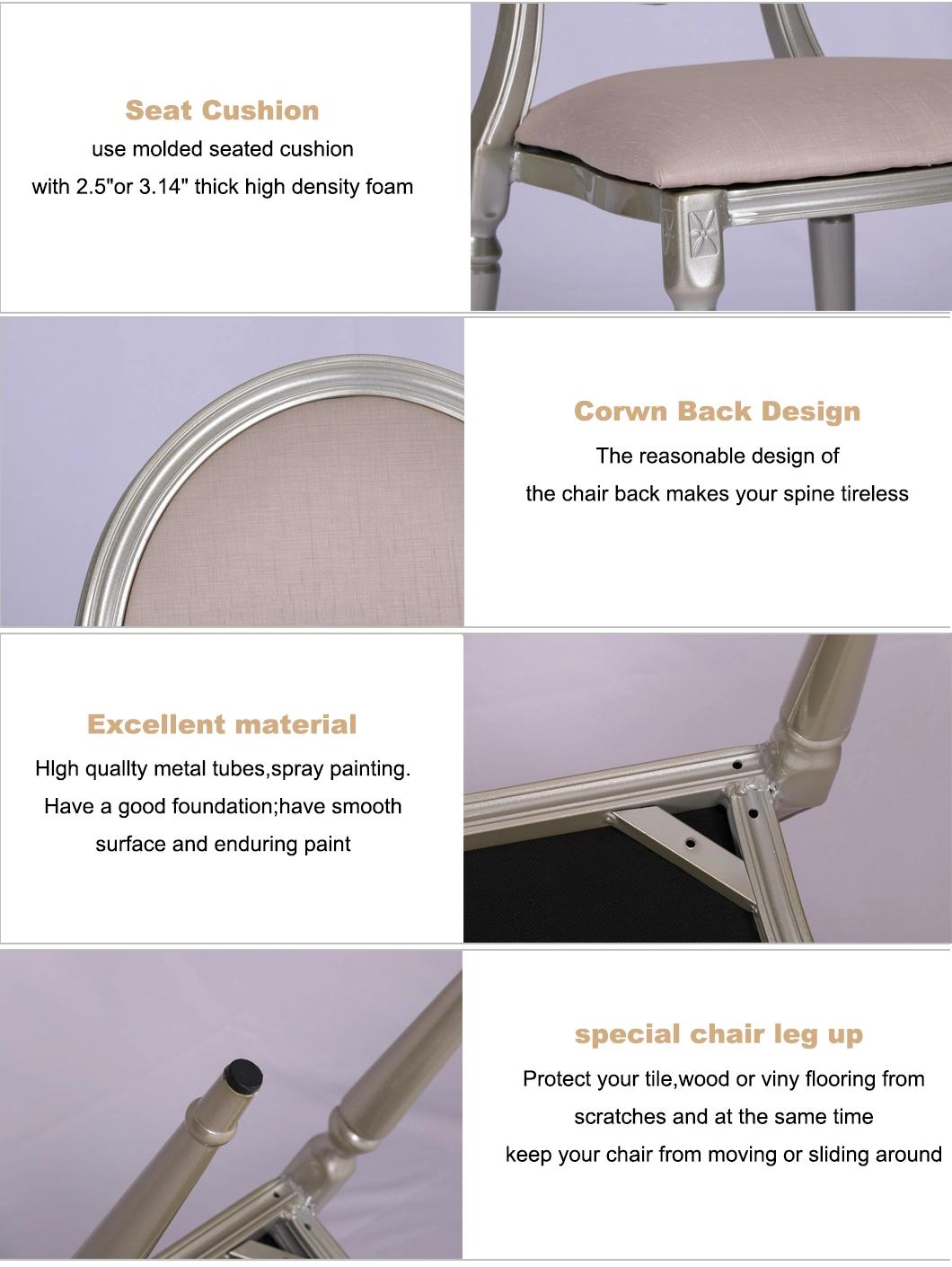 Foshan Top Furniture Metal Furniture Metal Dining Chairs