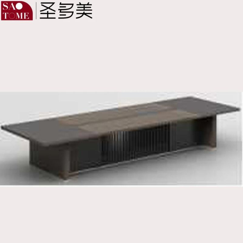 Modern Office Furniture Desk Boss Desk Mix Black Executive Desk