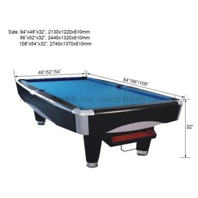Szx 7FT 8FT 9FT Factory Sales Modern Pool Billiard Table