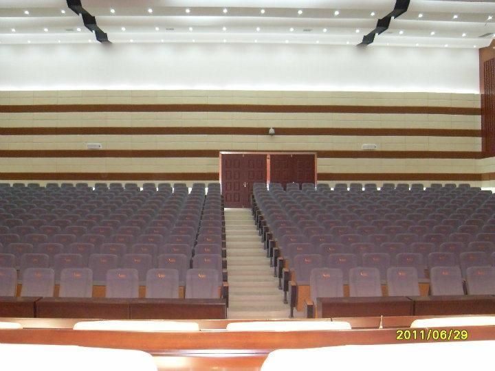 Low Price High Quality Chair for Auditorium Cinema Theater Decoration Project Arm Chair