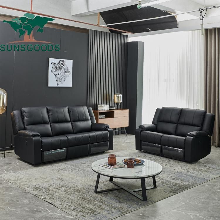 High Quality Genuine Leather Recliner Modern Simple Sofa Home Furniture