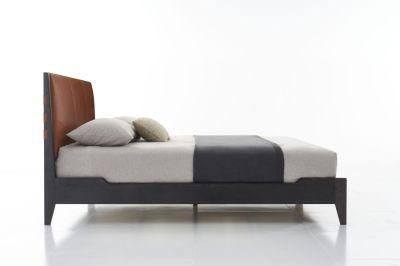 Be2012 Leather Bed, Italian Modern Design Bedroom Set in Home and Hotel