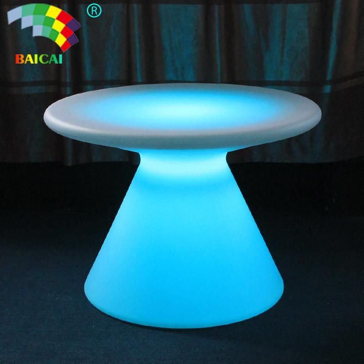Luminous IP68 Plastic Boat LED Bar Table