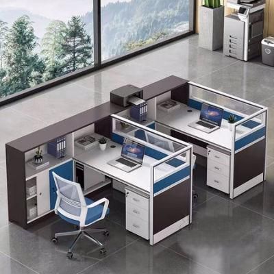 Hot Fabric Divider 2 Person Staff Cubicle Desk for Office Workstation (SZ-WSR129)