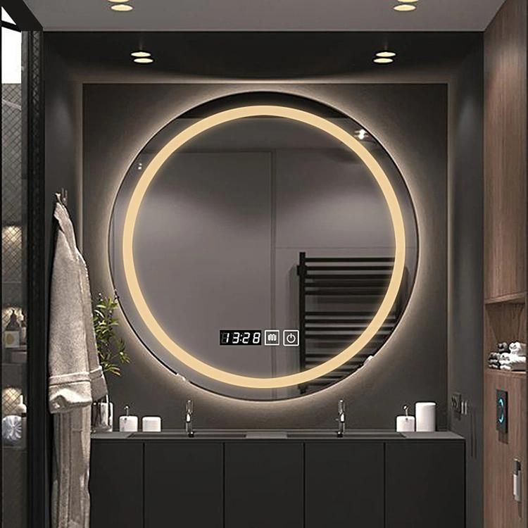 Wholesale Vanity LED Bathroom Mirror Anti-Fog Frameless Wall Mirror Lighting