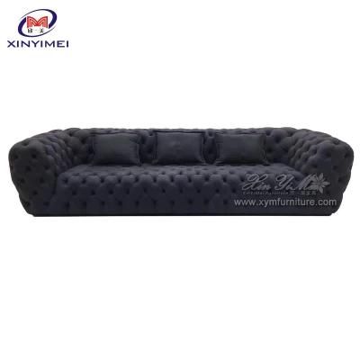 Modern Velvet 3 Seater Chesterfield Tufted Sofa Hotel Restaurant Furniture General Use