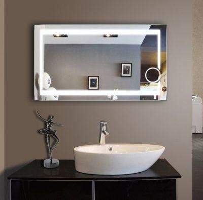 Hotel Home 4-5mm Middle East Country Wholesale Illuminated Bathroom Vanity LED Mirror with Lights