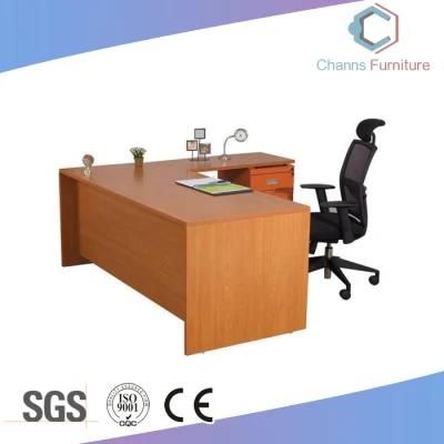 Modern L Shape Manager Desk Office Table with Cabinet (CAS-D41202)