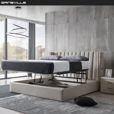 Home Use Latest Design Modern Grey Bed Furniture Bedroom Sets King Size Bedroom