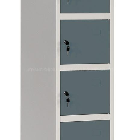 6 Tier Metal Storage Compartment Cloth Locker for Office Staff