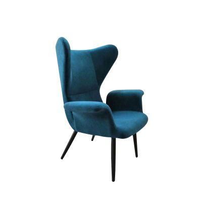 Luxury Minimalist Modern Custom Design Fabric Velvet Leather Armchair Accent Leisure Chair Home Furniture Living Room Chairs