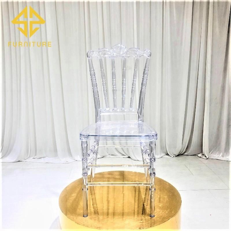 2021 Sawa New Design Plastic Napoleon Chairs for Event Wedding Hotel Use