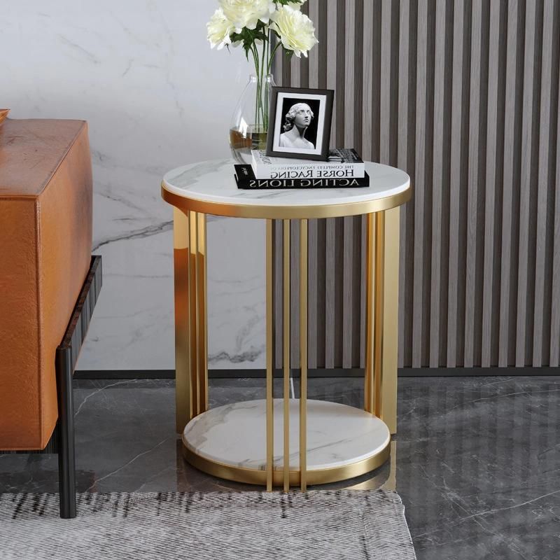 Hot Selling Furniture Stainless Steel Marble Coffee Table