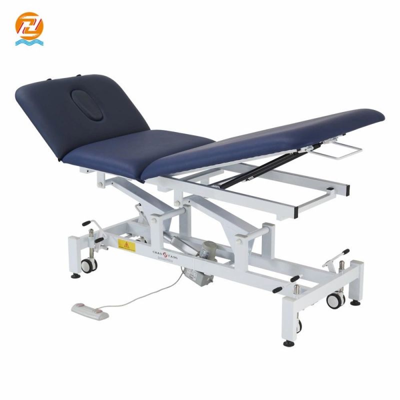 Three Function Adjustable Wooden Modern Mobile Nursing Hospital Bed Elderly Electric Home Care Bed