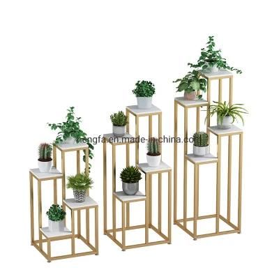 Modern Wedding Centerpieces Home Decorative Marble Metal Flower Stand