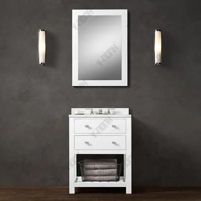 Elegant Modern Small Size White Bathroom Furniture