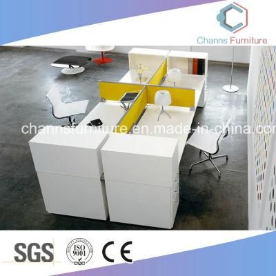 Popular Computer Desk Wood Office Furniture with Partition