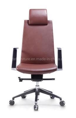 Zode Executive PU Leather Headrest Armrest Swivel Computer Chair Ergonomic High Back Adjustable Height Office Chair