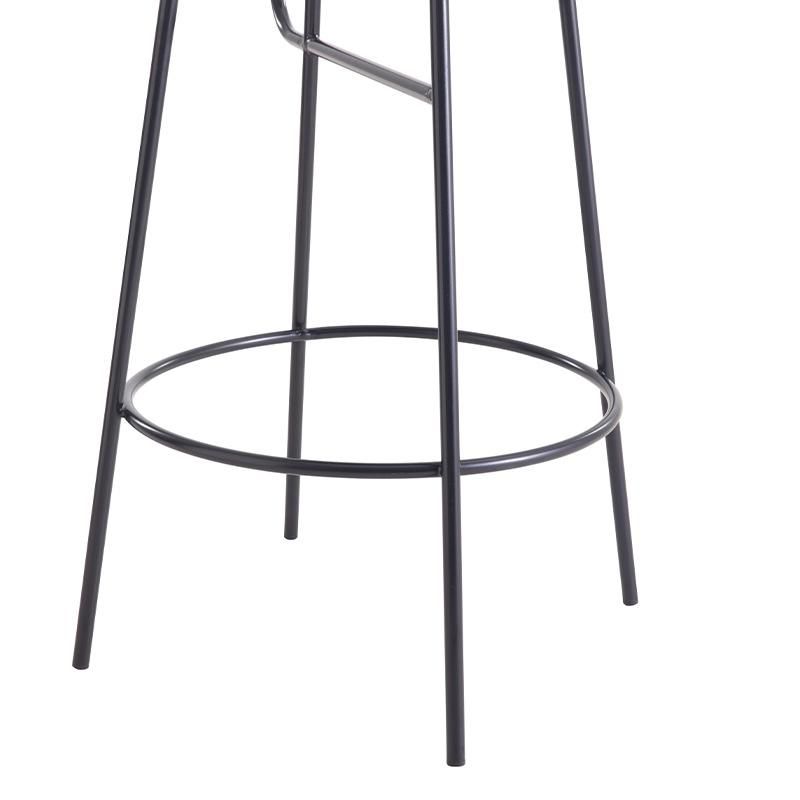 Wooden Frame Plastic Seat Light up Furniture for Bar Furniture Counter Cafe Restaurant Height Bar Stool High Chair