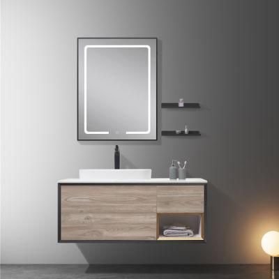 Modern Upscale Wooden Bathroom Mirror Cabinet