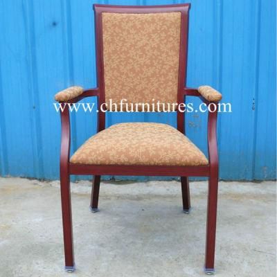 Dark Red Comfort Armrest Chair Furniture (YC-E65-14)