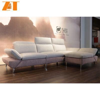 Double Layer Fabric Elastic Living Room Sofa 3 Seat Recliner Sofa